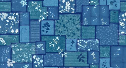 MODA Bluebell - 16960-11 Cyan - Cotton Fabric