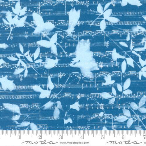 MODA Bluebell - 16962-13 Cyan - Cotton Fabric