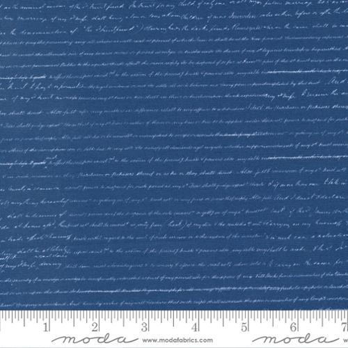 MODA Bluebell - 16965-12 Prussian Blue - Cotton Fabric