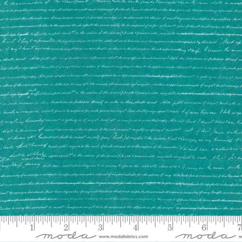 MODA Bluebell - 16965-15 Teal - Cotton Fabric