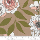 MODA Botany Cabbage Rose - 11550-13 Earth - Cotton Fabric