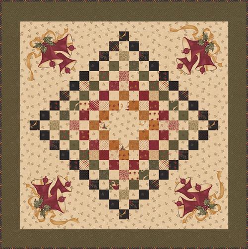 MODA Christmas Bells Charm Quilt - KT-55154 - Patterns