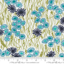 MODA Color Crush - 10881-11 Off White Turquoise - Cotton Fabric