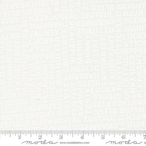 MODA Coriander Seeds 29141-11 White - Cotton Fabric