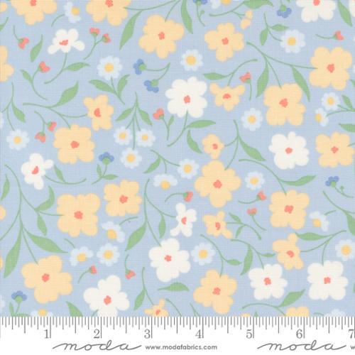 MODA Cottage Charm - 31750-21 Powder Blue - Cotton Fabric