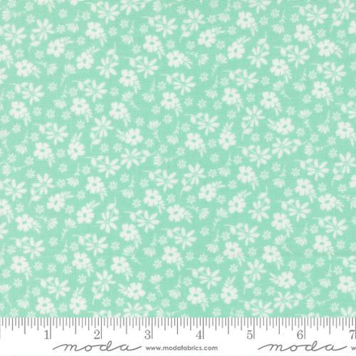 MODA Delightfully Yours - 37701-17 Aqua - Cotton Fabric