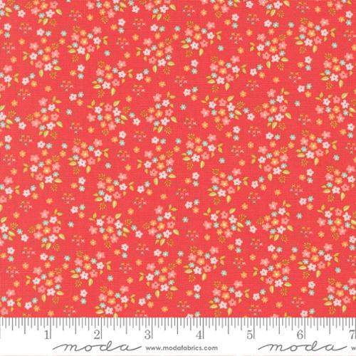 MODA Delightfully Yours - 37705-16 Geranium - Cotton Fabric