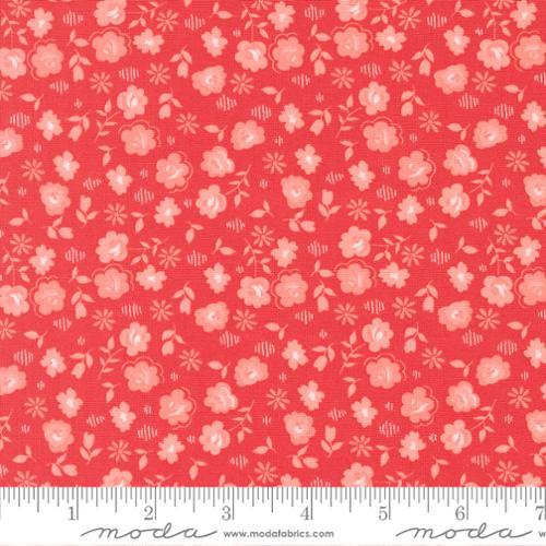 MODA Delightfully Yours - 37706-16 Geranium - Cotton Fabric