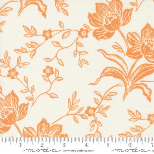 MODA Denim Daisies - 35380-24 Ivory Butterscotch - Cotton Fabric