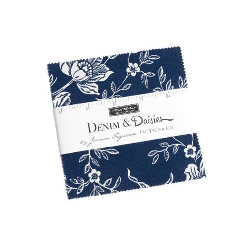 MODA Denim Daisies Charm Pack - 35380PP - Precut