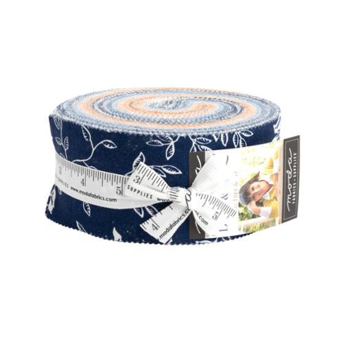 MODA Denim Daisies Jelly Roll - 35380JR - Precut