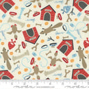 MODA Dog Daze - 20841-11 Cream - Cotton Fabric