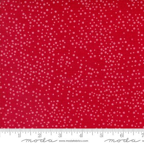 MODA Dotty Thatched - 48715-43 Crimson - Cotton Fabric