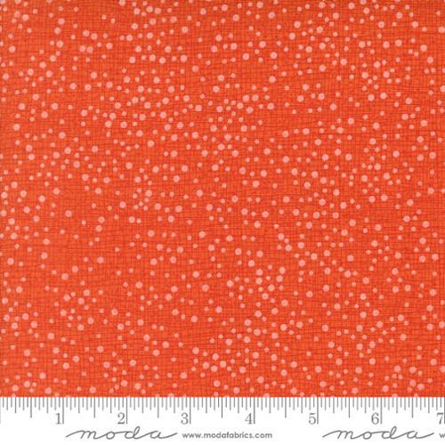 MODA Dotty Thatched - 48715-82 Tangerine - Cotton Fabric