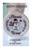 MODA Embroidery Kit Snow Friends - DSS-017