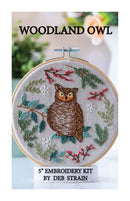 MODA Embroidery Kit Woodland Owl - DSS-016