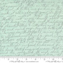 MODA Etchings - 44337-12 Aqua - Cotton Fabric