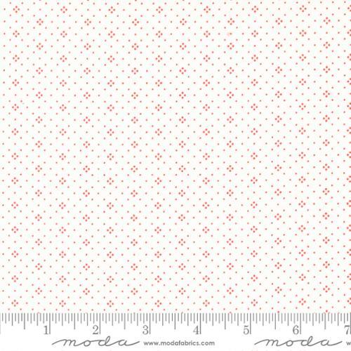 MODA Eyelet - 20488-85 Ivory Cherry - Cotton Fabric