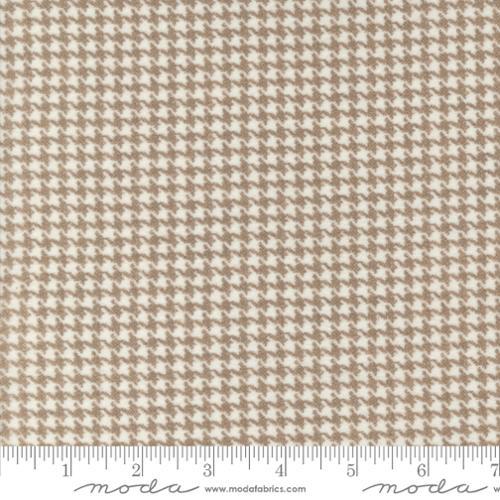 MODA Farmhouse Flannels III - 49276-13F Cocoa - Cotton Flannel Fabric