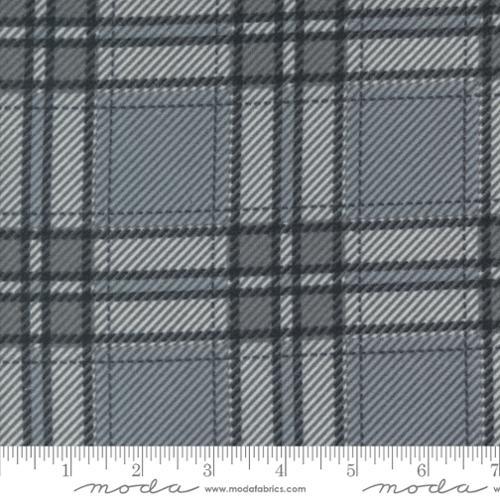 MODA Farmhouse Flannels III - 49278-14F Pewter - Cotton Flannel Fabric