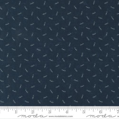 MODA Fluttering Leaves - 9738-14 Blue Spruce - Cotton Fabric