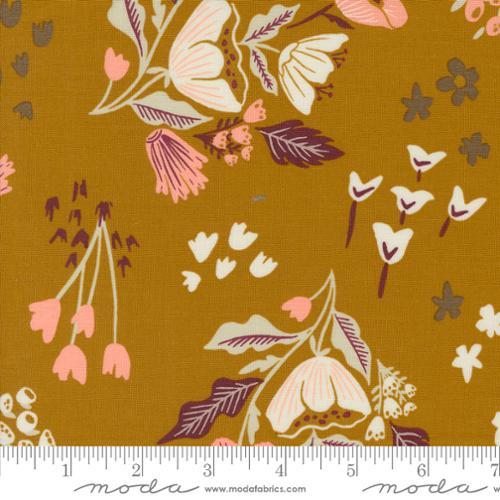 MODA Folk Lore - 45600-19 CARAMEL - Cotton Fabric