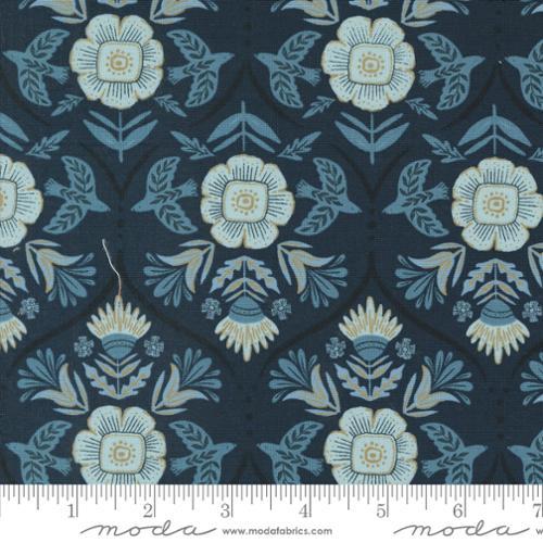 MODA Folk Lore - 45604-25 PEACOAT - Cotton Fabric