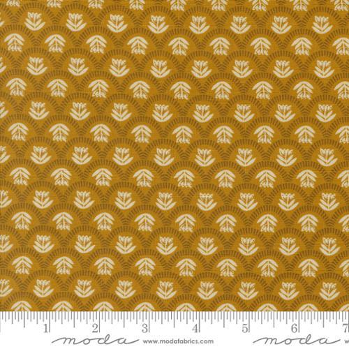 MODA Folk Lore - 45605-19 CARAMEL - Cotton Fabric