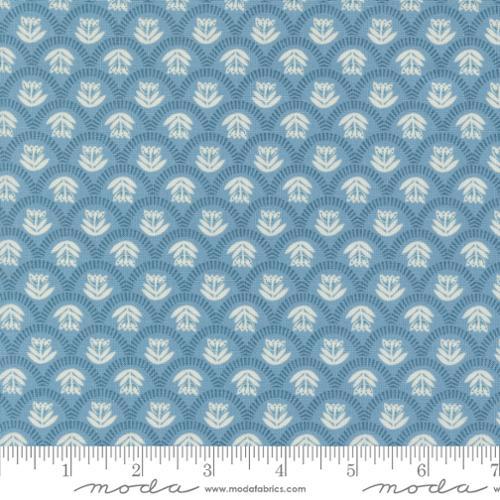 MODA Folk Lore - 45605-21 SKY - Cotton Fabric