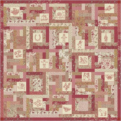 MODA French General Broderie - FG-JV004 - Quilt Pattern
