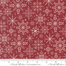 MODA Gingerbread Lane - 26153-18 Cranberry - Cotton Fabric