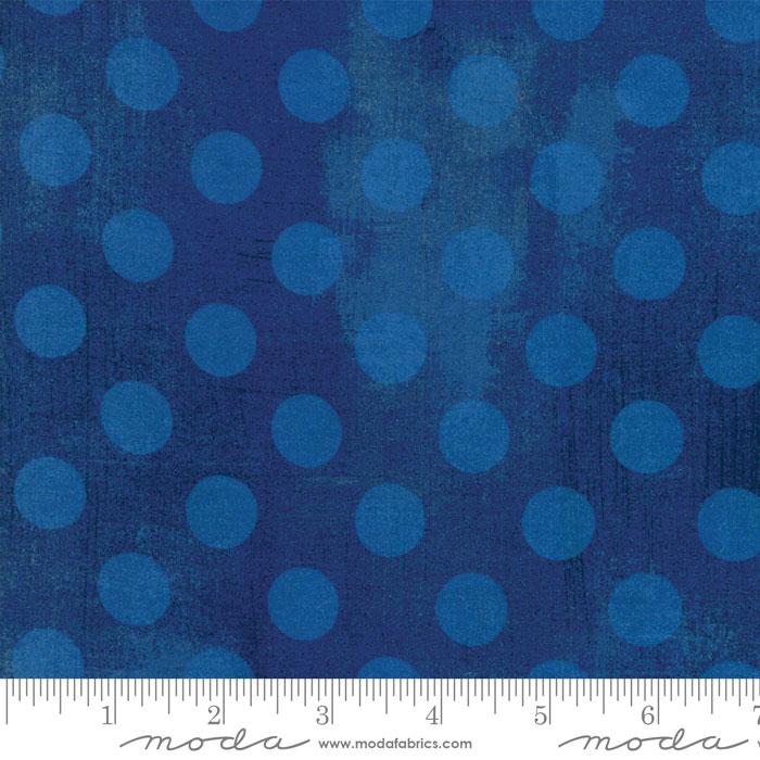 MODA Grunge Hits The Spot - 30149-28 Cobalt - Cotton Fabric