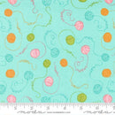 MODA Here Kitty Kitty - 20834-19 Aqua - Cotton Fabric