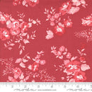 MODA Hollyhocks & Roses - 3050-17 Geranium Red - Cotton Fabric