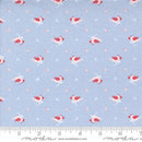 MODA Hollyhocks & Roses - 3053-13 Sky - Cotton Fabric