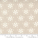 MODA Hollyhocks & Roses - 3055-19 Linen - Cotton Fabric