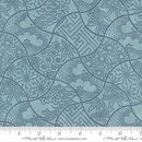 MODA Indigo Blooming - 48094-13 Water - Cotton Fabric