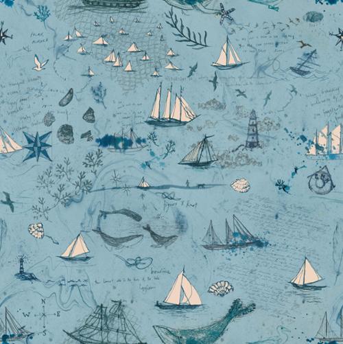 MODA Longshore Passport - 24618-13 Day - Cotton Fabric