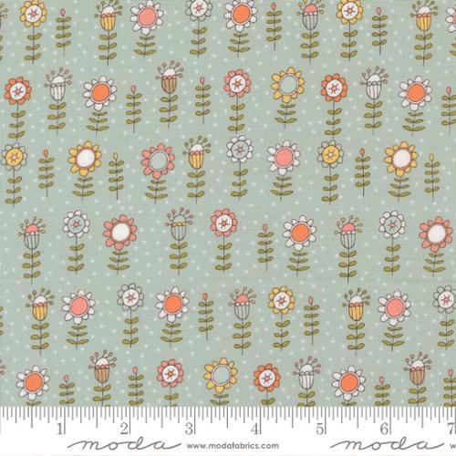 MODA Lucky Bloom - 55701-12 Sky - Cotton Fabric