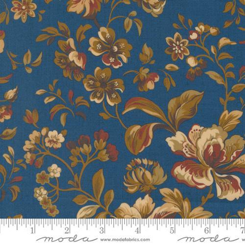 MODA Lydia's Lace - 31680-15 Indigo - Cotton Fabric