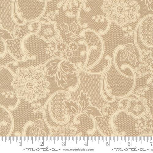 MODA Lydia's Lace - 31681-17 Toast - Cotton Fabric