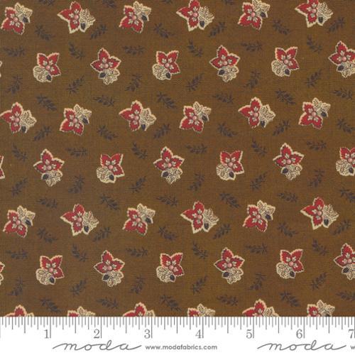 MODA Lydia's Lace - 31684-18 Cocoa - Cotton Fabric