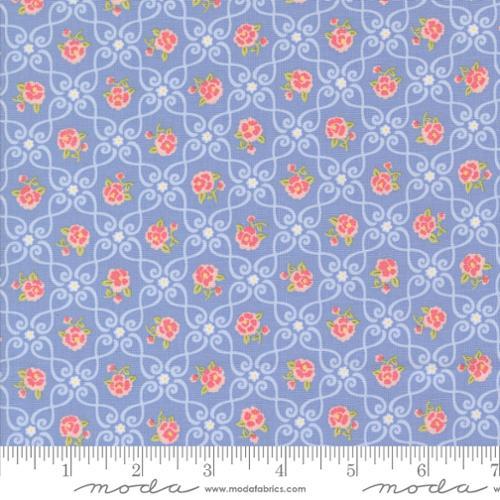 MODA Memory Lane - 18782-15 Blue - Cotton Fabric