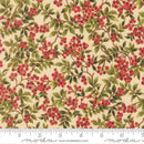 MODA Merry Manor 2025 - 33684-11M Cream - Cotton Metallic Fabric
