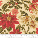 MODA Merry Manor 2025 - 33860-11M Cream - Cotton Metallic Fabric