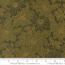MODA Merry Manor 2025 - 33862-13M Evergreen - Cotton Metallic Fabric
