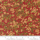 MODA Merry Manor 2025 - 33864-12M Crimson - Cotton Metallic Fabric