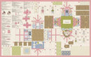 MODA My Secret Garden Panel - 20989-11 Cloud - Cotton Fabric