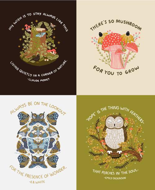 MODA Night Owl - 48429-11 Multi - Cotton Fabric