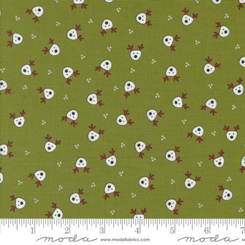MODA On Dasher Dasher - 55661-13 Pine - Cotton Fabric